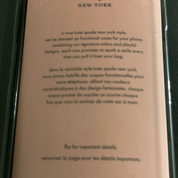 Kate Spade Iphone 11 Pro Max Comold Case with Ring stand - Picture 3 of 7